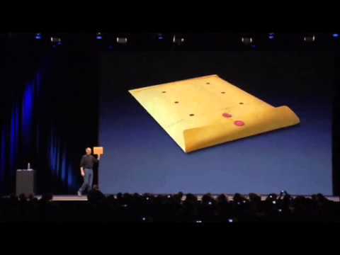 Steve Job envelope Steve Job's amazing presentation skills