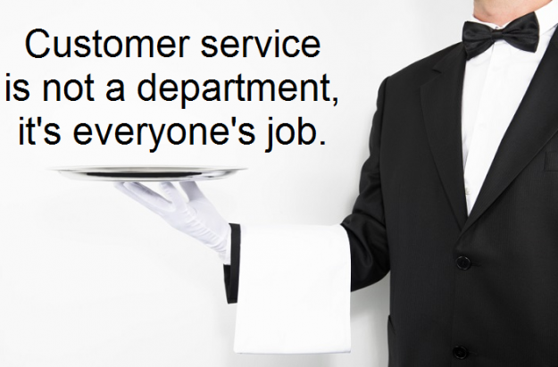 Customer service is not a department